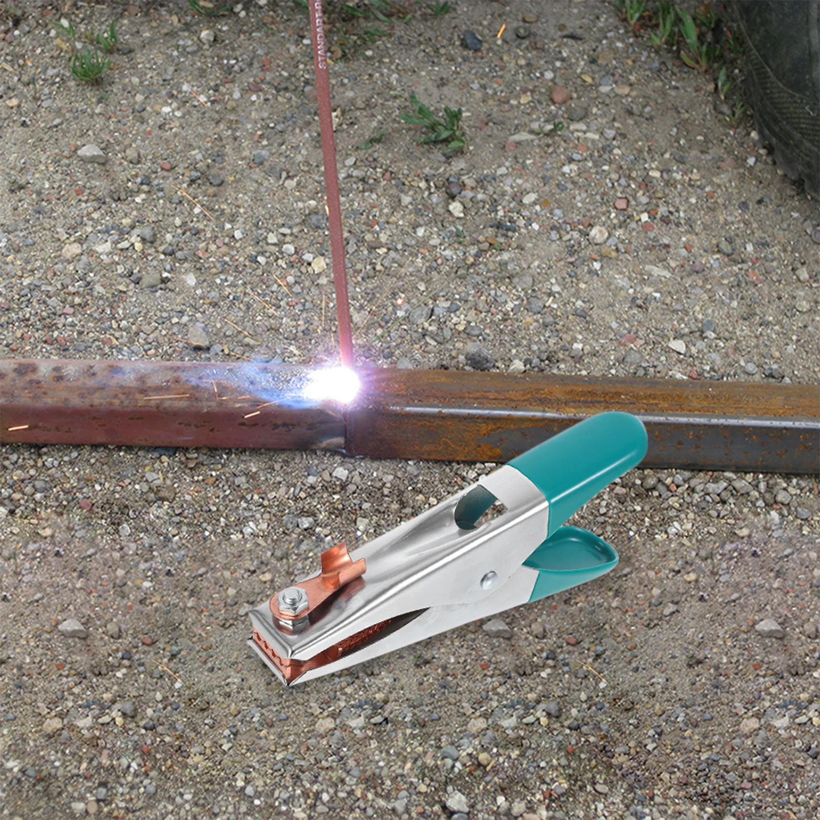 

Welding Machine Clamps Tools Manual Welder Grounding Copper Grips Ideal for Spot Welding Ground Wire Clamp Soldering Clamp