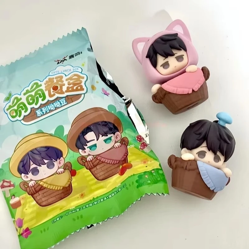 

New Little Mushroom Blind Box Cute Doll Mini Lu Feng An Zhe Anime Figure Mystery Box Desktop Decor Periphery Gift Toys