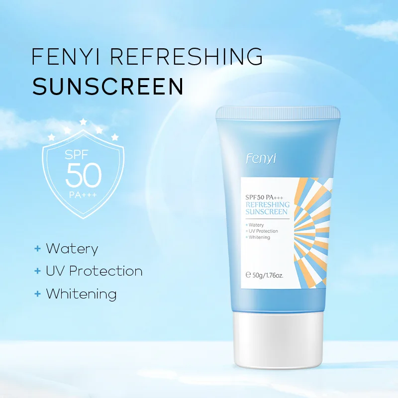 

LAIKOU Refreshing Sunscreen Moisturizing Whitening Sun Cream Oil-control Sunblock Cream Bleaching Facial Skin Care 50g