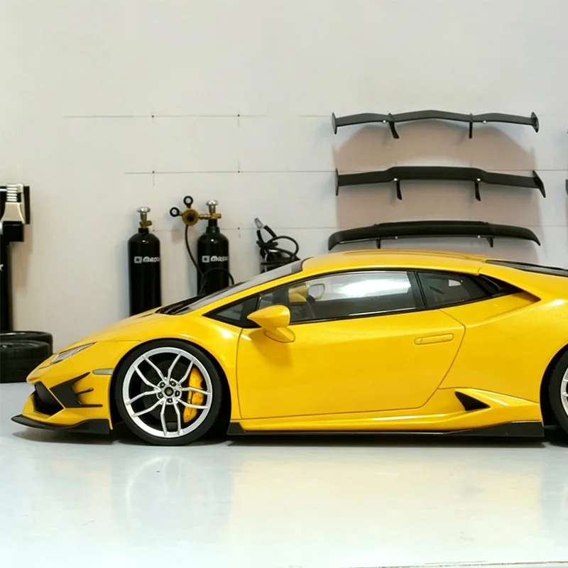 For 2014-2016 Lamborghini LP610-4, Real Carbon Fiber Front Bumper Canards Air Knife, Car Modification Parts