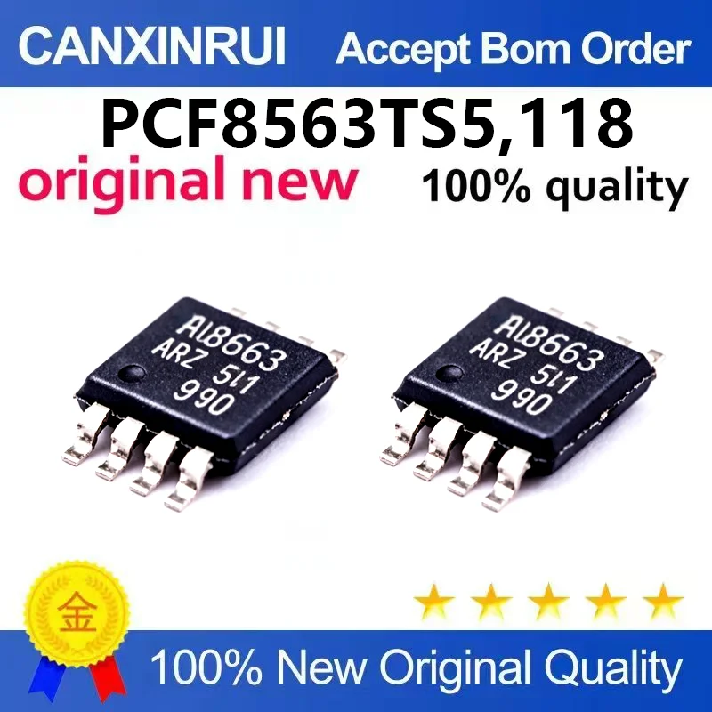 (5pcs-100pcs)Brand new original patch PCF8563TS/5118 TSSOP-8 real-time clock calendar chip
