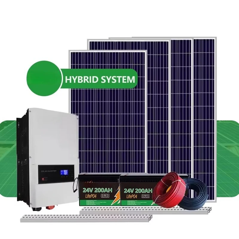Wholesale 10kw-30kw Solar Power Storage System On-Off Grid Solar Panel System Hybrid Inverter Polycrystalline Silicon Solar