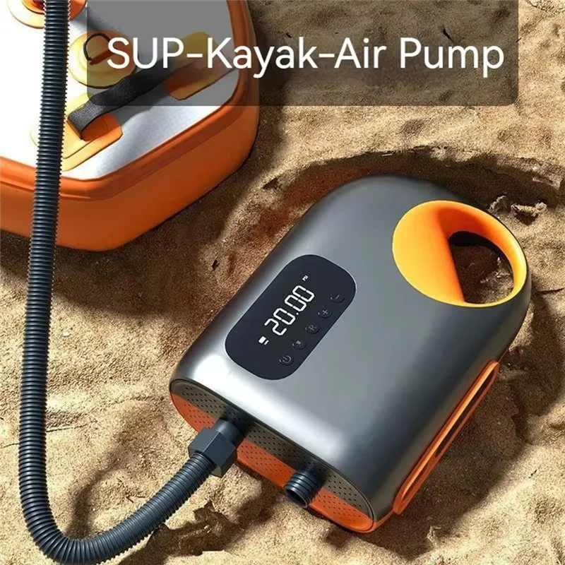 

RTSHE-DC Sup Pump For Inflatable Kayaks 20 PSI Electric Air Pump DC Sup Pump For Inflatable Boats