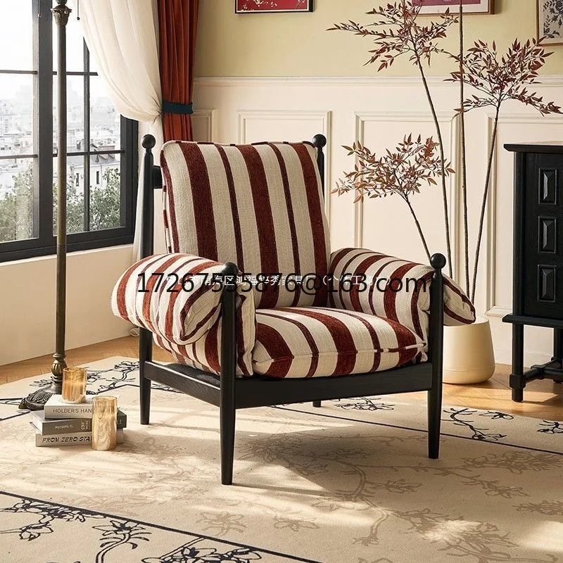 

French vintage single sofa chair living room home lounge chair single seat chair