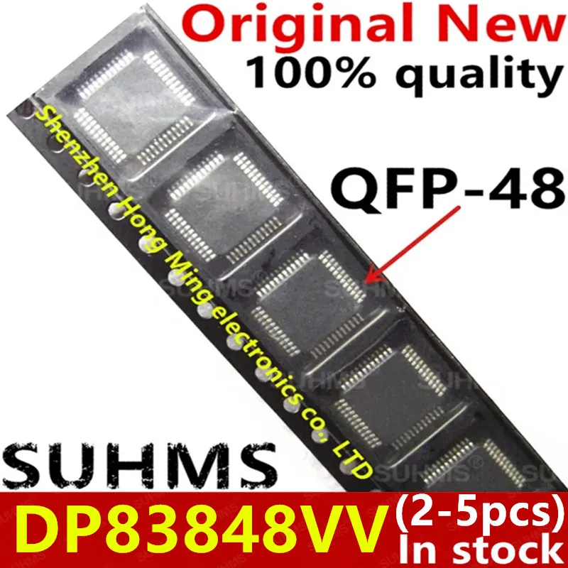 (2-5piece)100% New DP83848 DP83848CVVX DP83848CVV DP83848VV QFP48