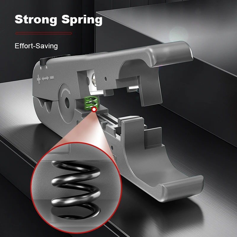 Инструмент для зачистки кабеля ROVLL для плоского или круглого кабеля, сетевой провод, зачистка кабеля Ethernet, резка для кабеля RJ45