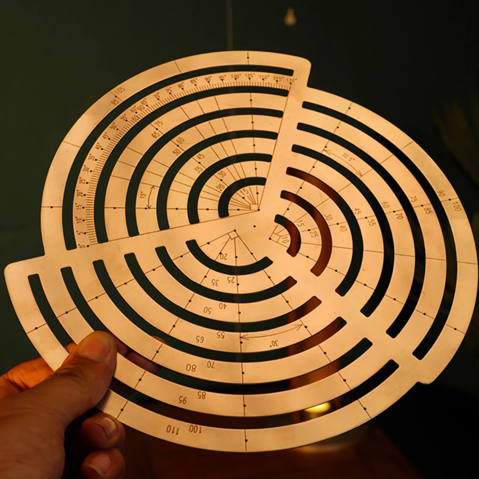 

Stainless Steel Curve Ruler, Handmade DIY Leather Curve Measuring Plate Template