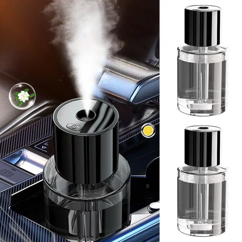 Car Fragrance Diffuser USB Cool Mist Car Aromatherapy Diffuser Compact Fragrance Container Mini Air Scent Small Humidifier For