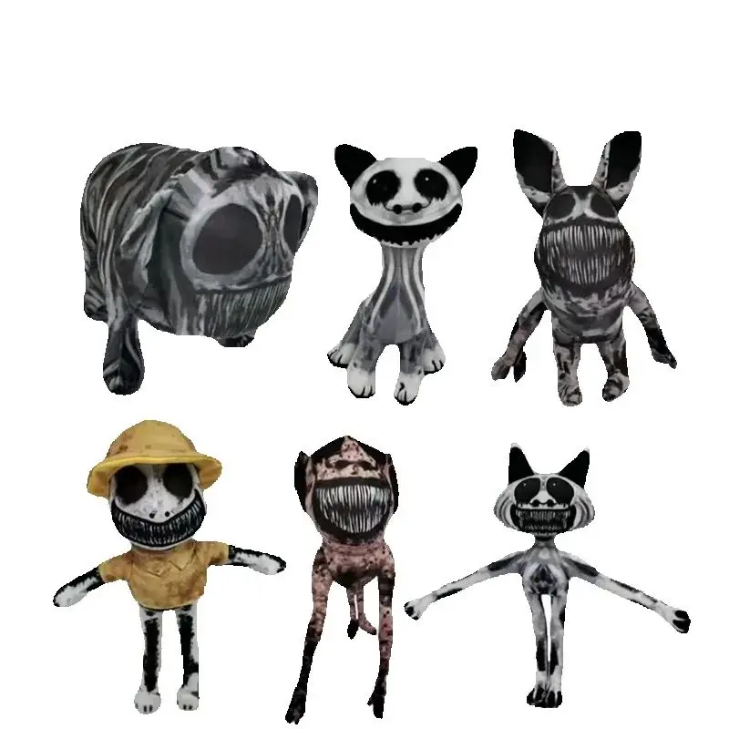 

Scary Deformed Zoo Plush Toy Game Peripheral Dark Prank Friend Birthday Gift Scary Party Decoration Manager Doll