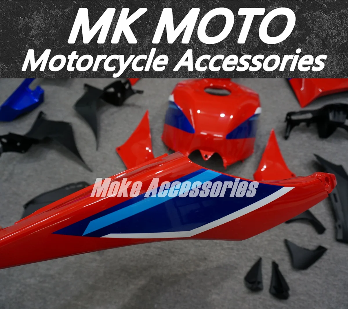 Moke moto Motorcycle Fairings Kit Fit For Cbr600rr 2024 2025 Bodywork Set ABS Injection New  White Red Blue Black