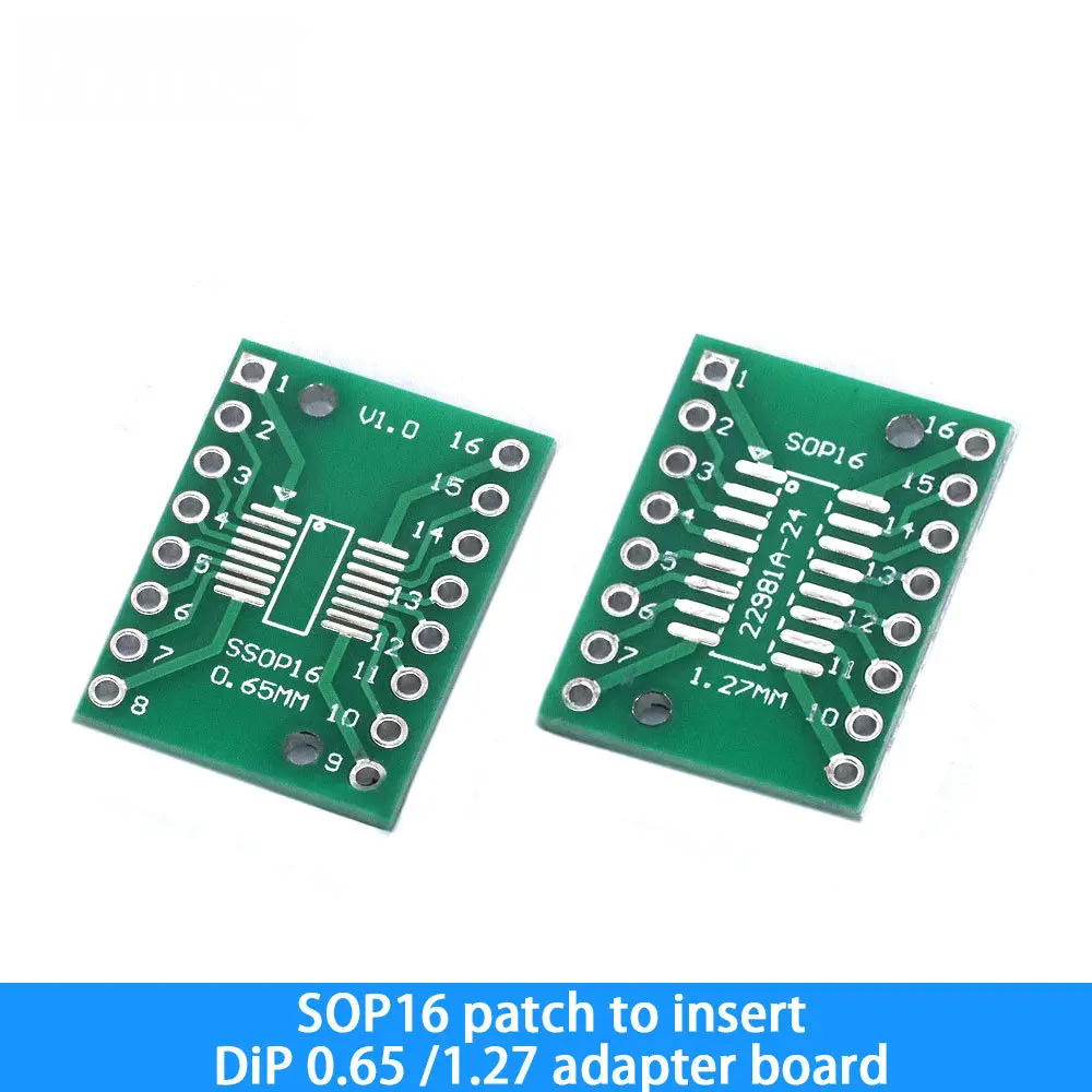 10PCS PCB Board SOP8 SOP14 SOP16 SOP20 SOP24 SOP28 QFP FQFP TQFP Turn To DIP Adapter Converter Plate TSSOP 8 14 16 20 24 28