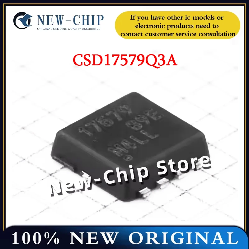 5PCS-100PCS/LOT  CSD17579Q3A  Screen printing 17579  VSON8 N channel MOS tube  New Original  CSD17579