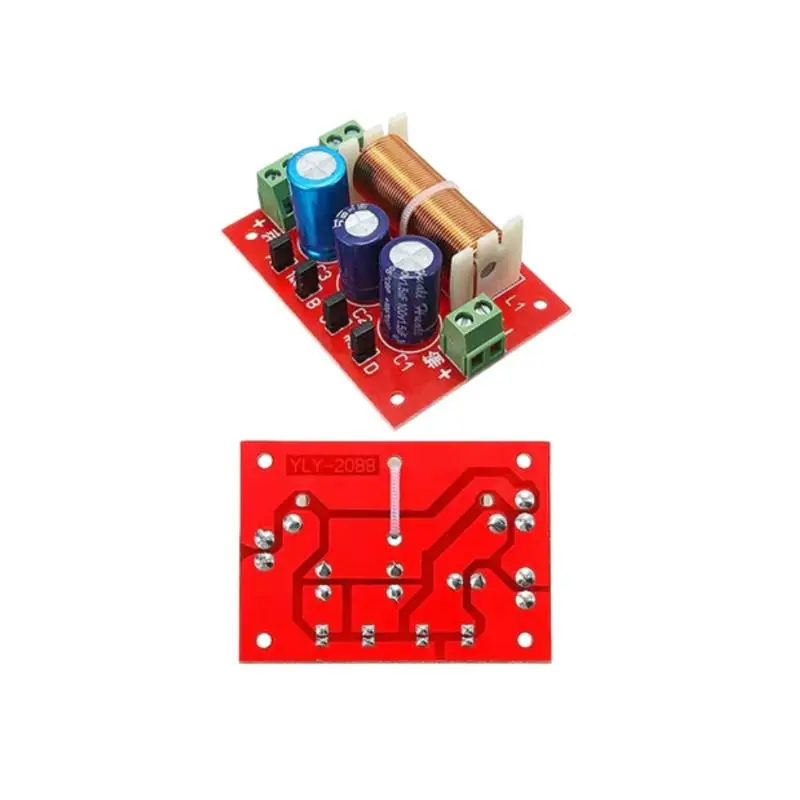 2 Way HiFi Audio Crossover Divider Wide Compatibility for DIY Custom Sound Equipment Modification Use