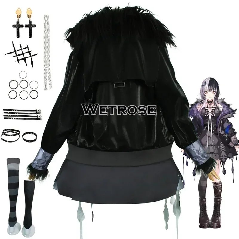 [Wetrose]Shiori Novella Novyera Hololive EN Advent Holo Vtuber cosplay costumes في الأوراق المالية شيوري نوفيلا تأثيري حلي hololive Holo EN 3rd جيل مجيء شيوري نوفيرا هولو مجموعة كاملة شعر مستعار هالوين