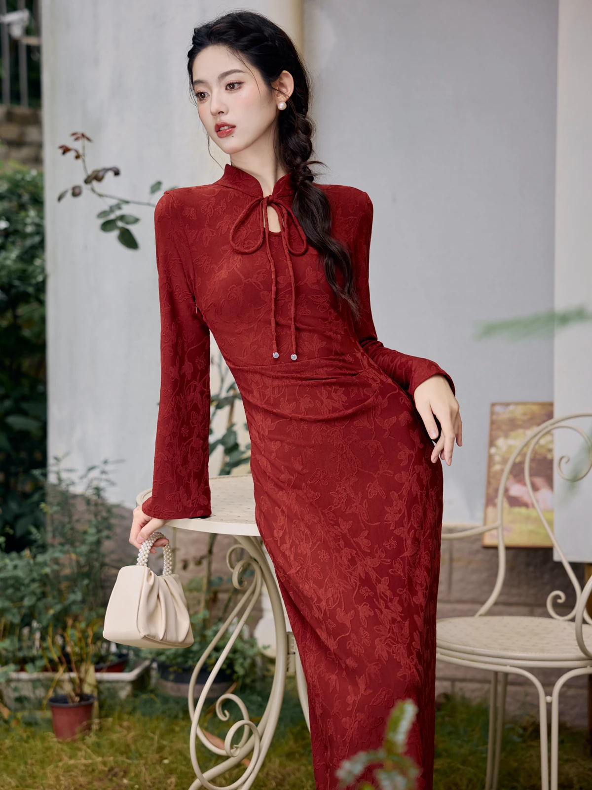 Abiti Abito da donna a maniche lunghe con volant Estate Cupro a righe Cinghie diagonali Ritaglio scavato Neon Bright Colorblock Ulzzang OL