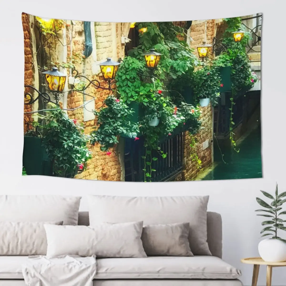 

Lamps and Ivy, Venice, Italy Tapestry Wall Hanging Decor Aesthetic Home Decor Bedrooms Decor Room Tapestry