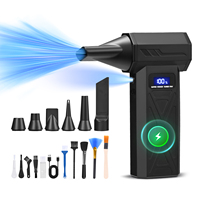 6 in 1 Brushless Cordless Vacuum Cleaner Blower Air Duster Handheld Floor Carpet Car Electric Power Tool