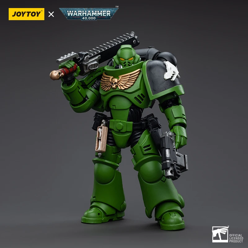 In Stock JOYTOY WARHAMMER Salamanders Assault Intercessors Sergeant Krajax Tsek'gan Brother Haecule Tol'vak Robot Action Model