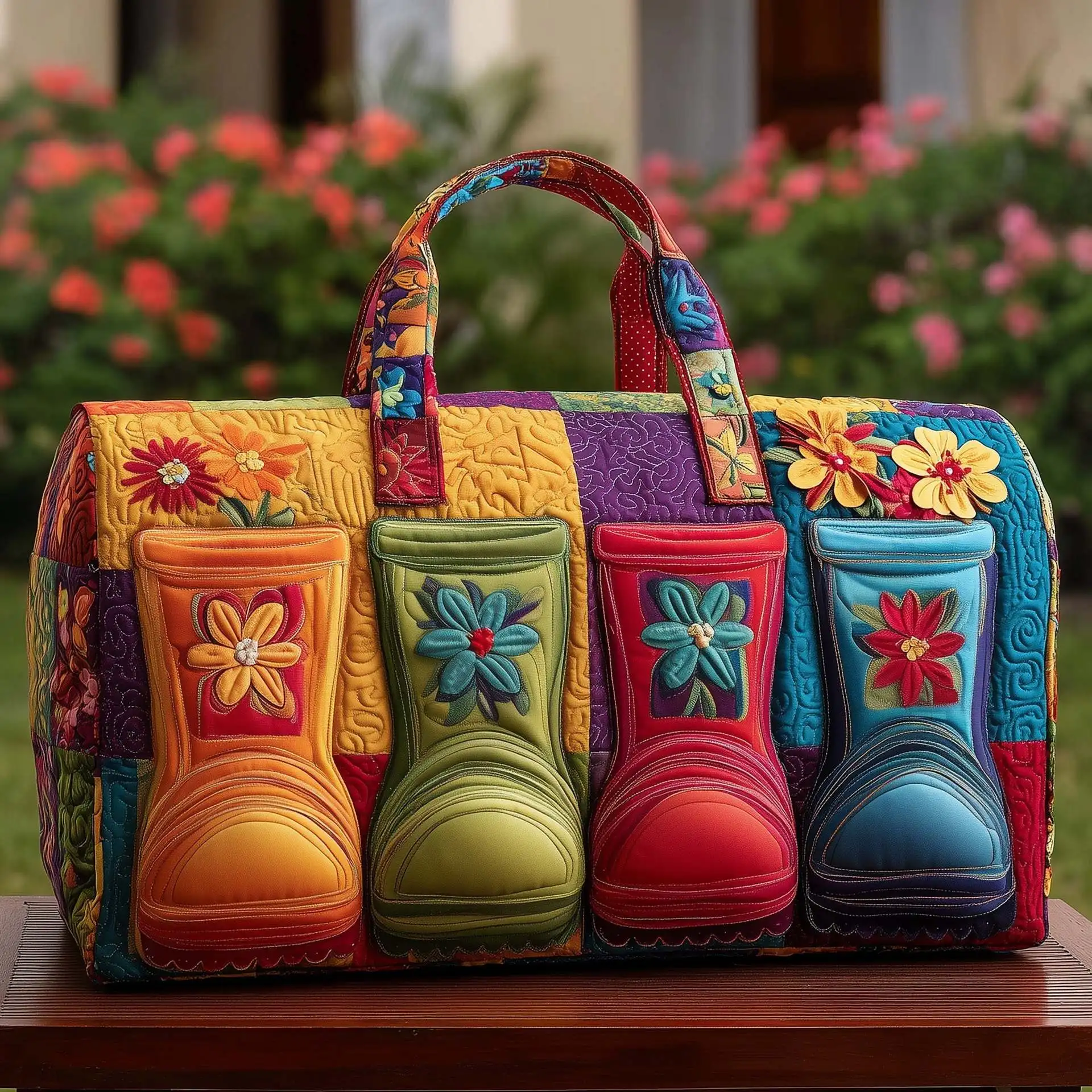 

3D Printed Quilted Bags fashion elegant Gifts Handbag Tote Bag Sport Training Custom Bags Travel Bag Beach Hiking Camping