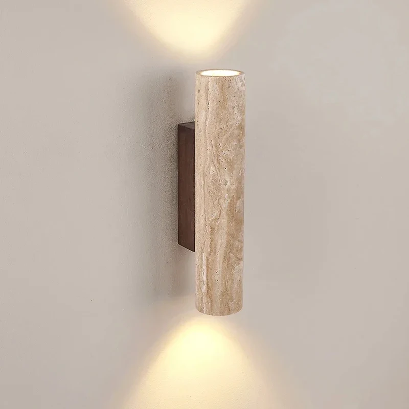 

Modern Creative Design Personalized Home Decoration LED Stone Light Wabi Sabi Simple Room Warm Homestay Bedside Table Wall Lamp