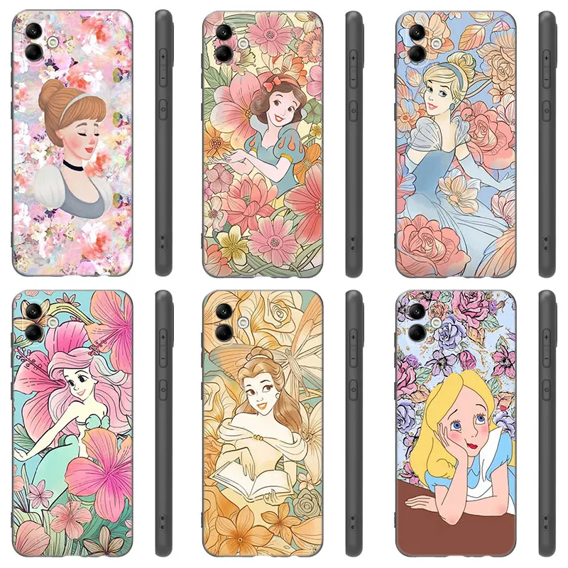 Snow White Princess Jasmine Phone Case For Samsung Galaxy A01 A03 Core A04 A10 E A02 A05 A20 A21 A30 A50 S A6 A8 Plus A7 A9 2018