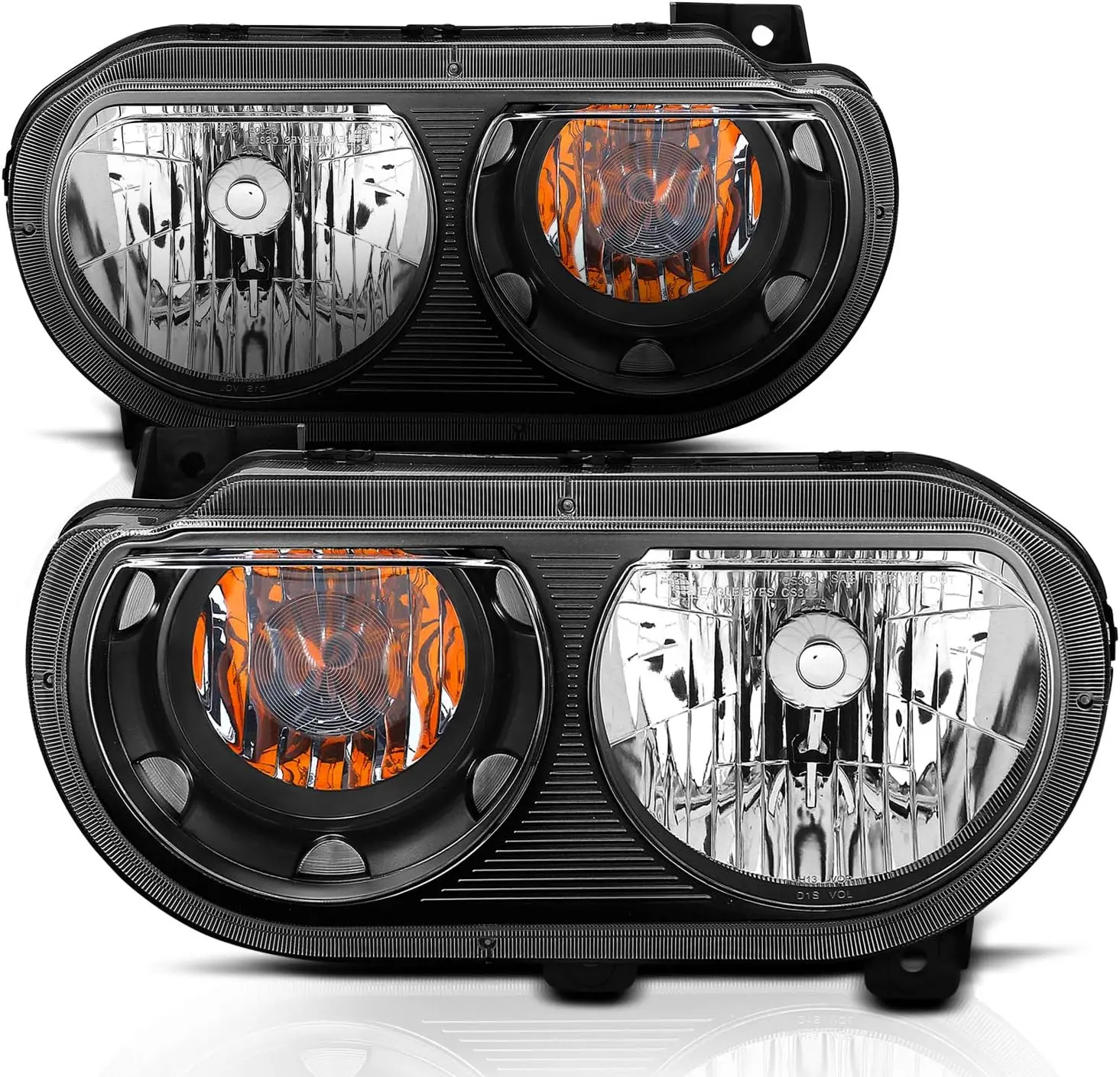 

STLFHalogen Headlight Assembly 4806164AJ 4806165AJ Headlight Assembly for Dodges Challenger 2008 2009 2010 2011 2012 2013 2014