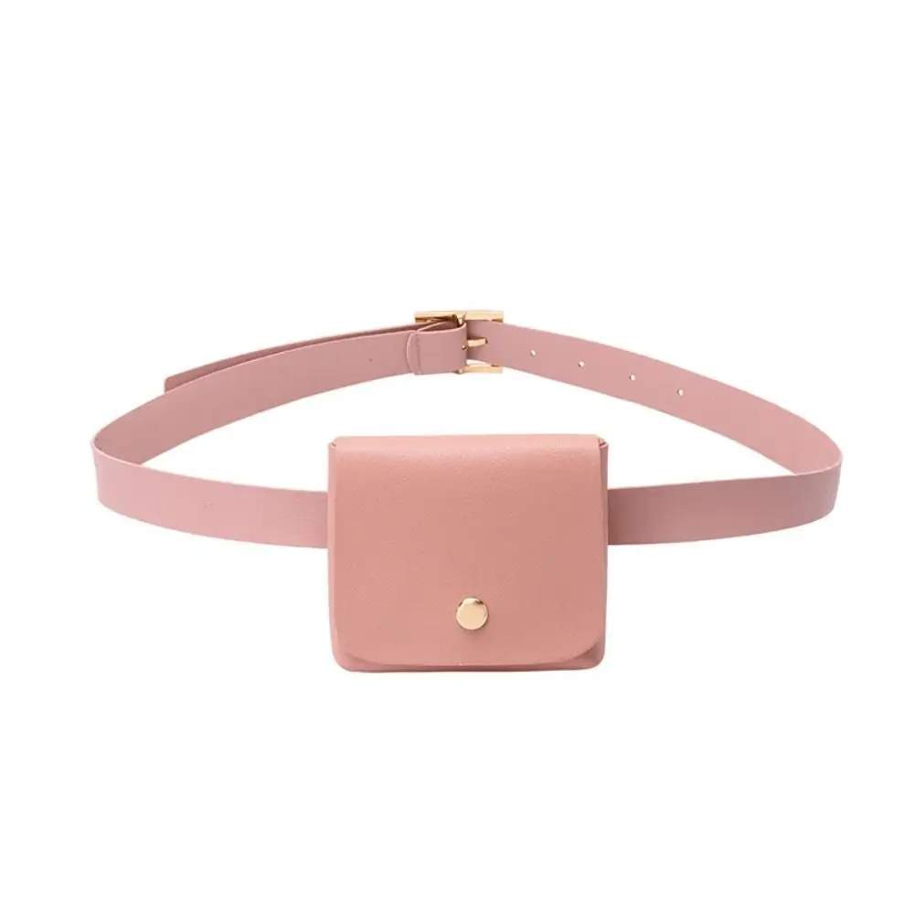

Detachable Leopard Print Mini Waist Bag 2 in 1 Flap Coin Purse Fanny Pack PU Leather Women Belt Bag Daily
