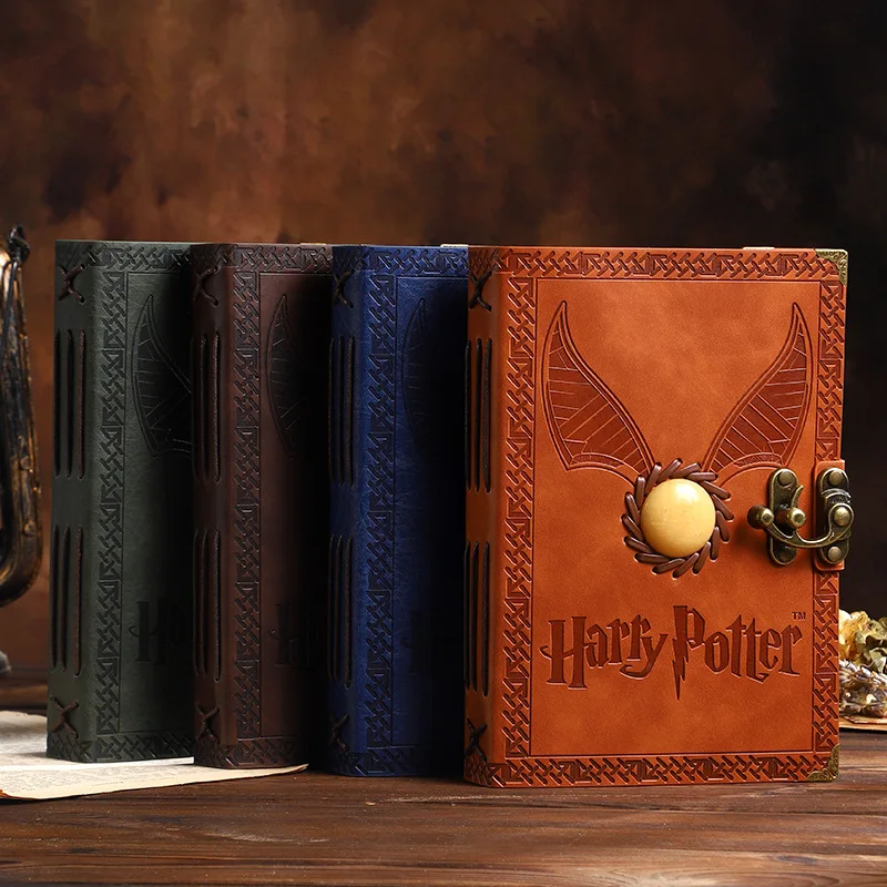 New Authentic Potter Magic Academy Retro Notebook Loose Leaf Style Non Loose Leaf Style Page A5 Diary Book Children'S Gift