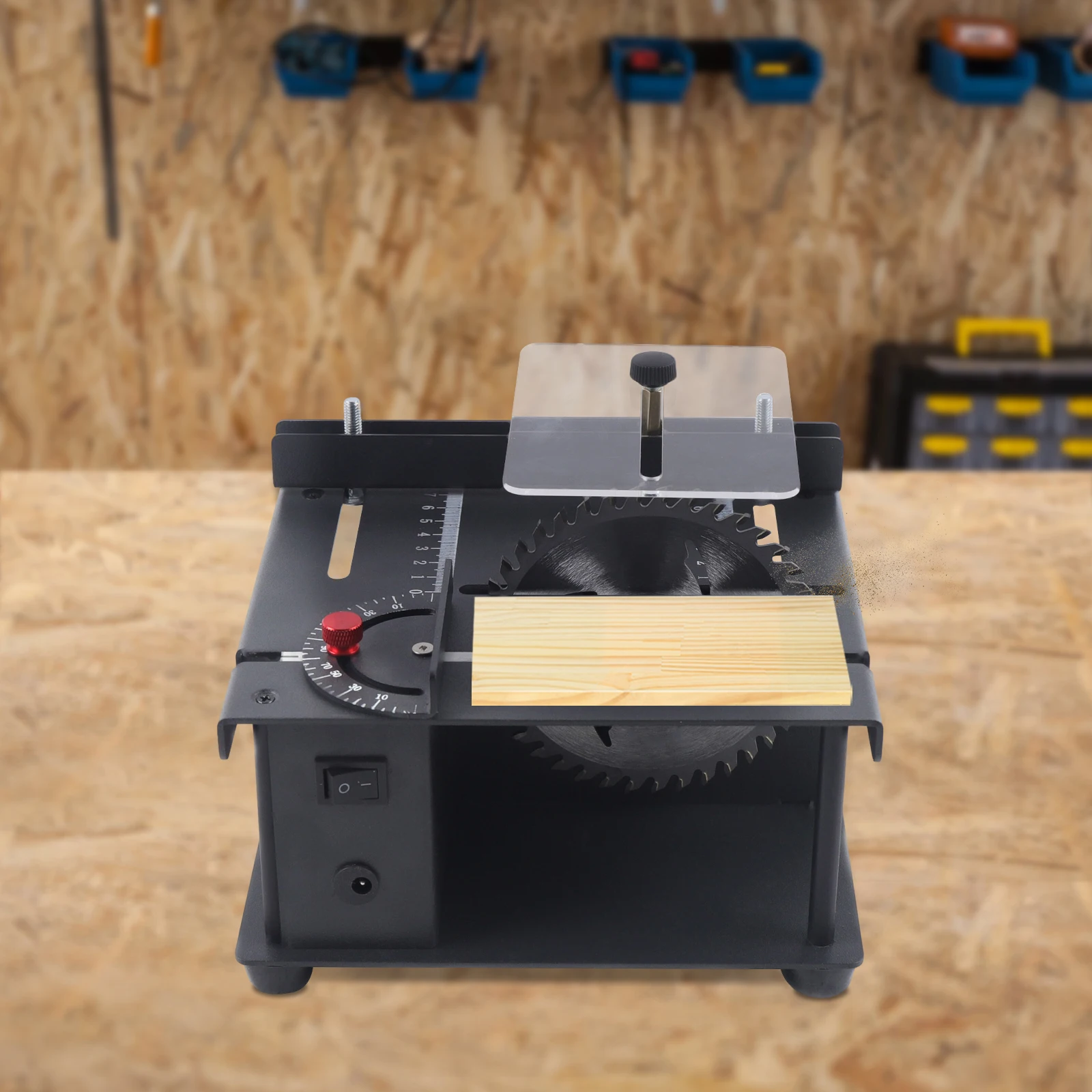 200W Cutting Tool Machine Mini Table Saw Multi-Functional Cutting Bench Suitable for Hardware Shops, Jewelry Shops, Factories