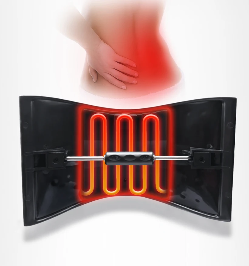 HANRIVER Electric heat protective waist disc protrude Lumbar Support Waist Neck Relax Waist pain massager Lumbar spine orthotics