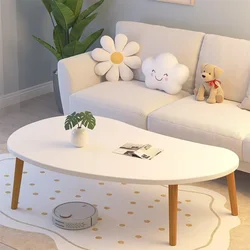 New Coffee Table Living Room Bedroom Small Table Nordic Living Room Home Decor Adopts Modern Minimalist Cream Stylecomputer Desk