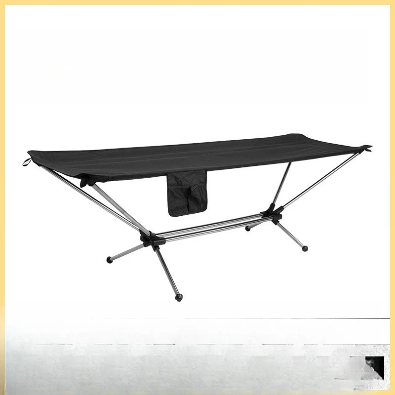 Outdoor camping  camp bed lunch break aluminum alloy travel camping