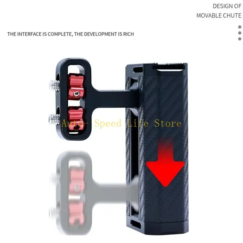 02DA JN-063 مقبض جانبي للكاميرا مقبض يسار يمين مع حامل برغي 1/4 "-20 للقفص #2