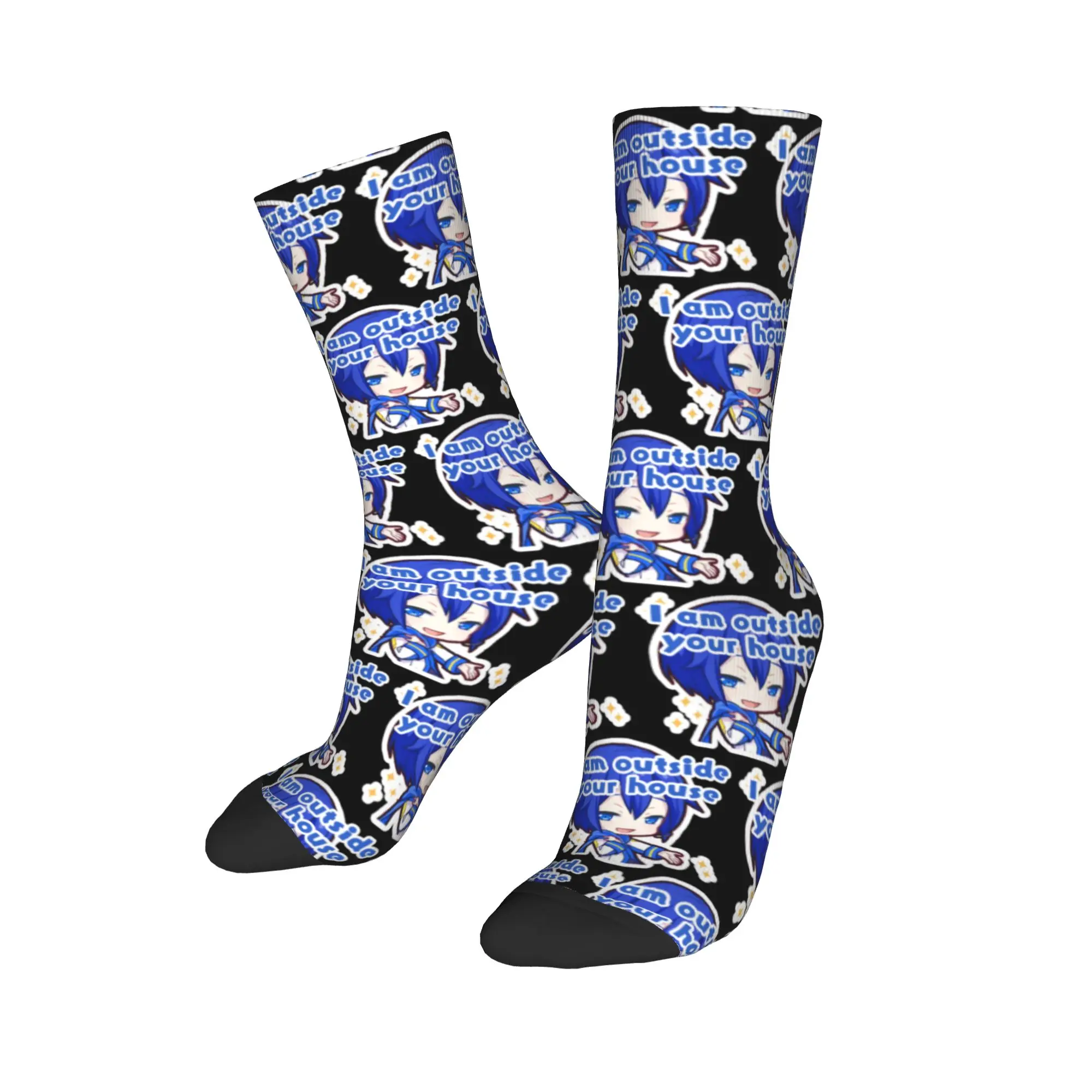 Project Sekai Rui Kamishiro Socks Men's Women's Polyester Casual  Socks Novelty Spring Summer Autumn Winter Middle Tube Socks
