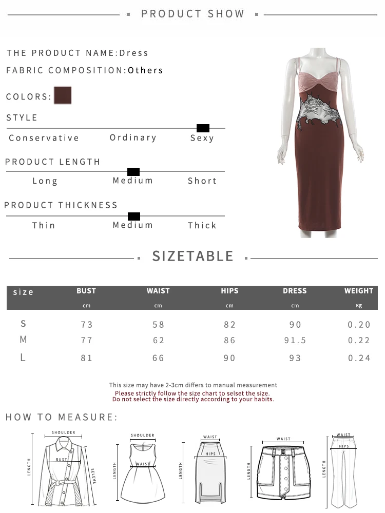 Weird Puss Spitzen-Patchwork-Kleid Damenmode Sexy Rückenfreies Elegantes Ärmelloses Abendkleid mit Quadratischem Ausschnitt für Party und Club – Detail 1
