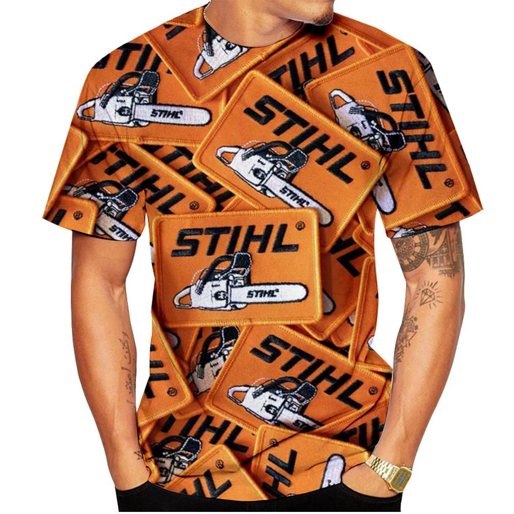 Summer fashion trend novel 3D printed printed pattern T-shirt round neck casual comfortable personalized top T-shirt image 6