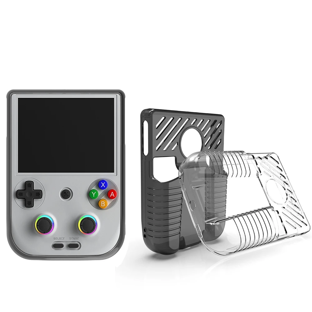 حافظة واقية لوحدة تحكم الألعاب Anbernic RG 406V، غطاء حماية من البولي يوريثان الحراري، حافظة جلدية ناعمة لملحقات 406 فولت #1