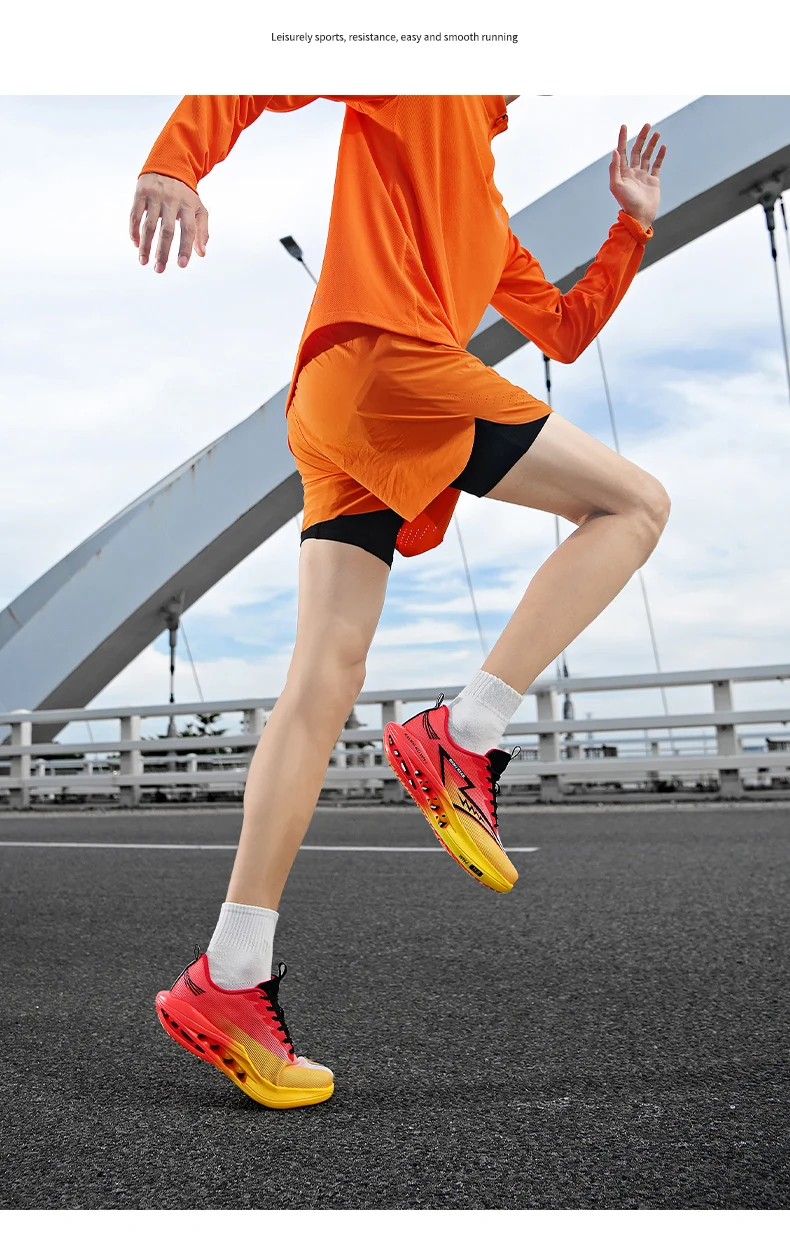 Marathon-Laufschuhe für Herren, spezielle Sneaker, Damen-Outdoor-Jogging-Sportschuhe, trendige, atmungsaktive und leichte Sportschuhe für Damen. – Detail 11
