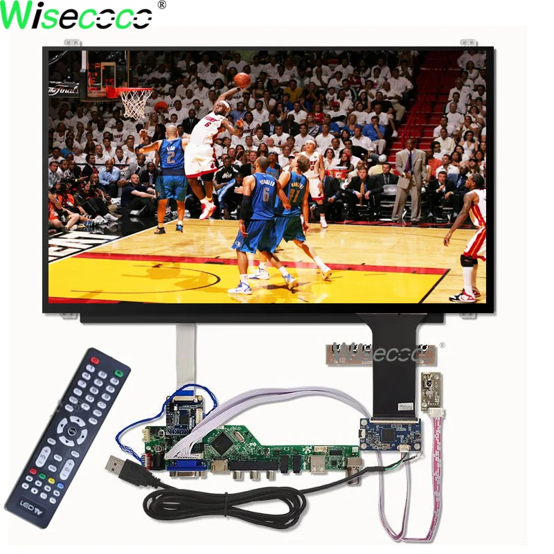 

15.6 Inch Touchscreen With HDMI-Compatible USB LVDs AV Controller Board For Laptops TV Player Secondary Display Player 1366x768