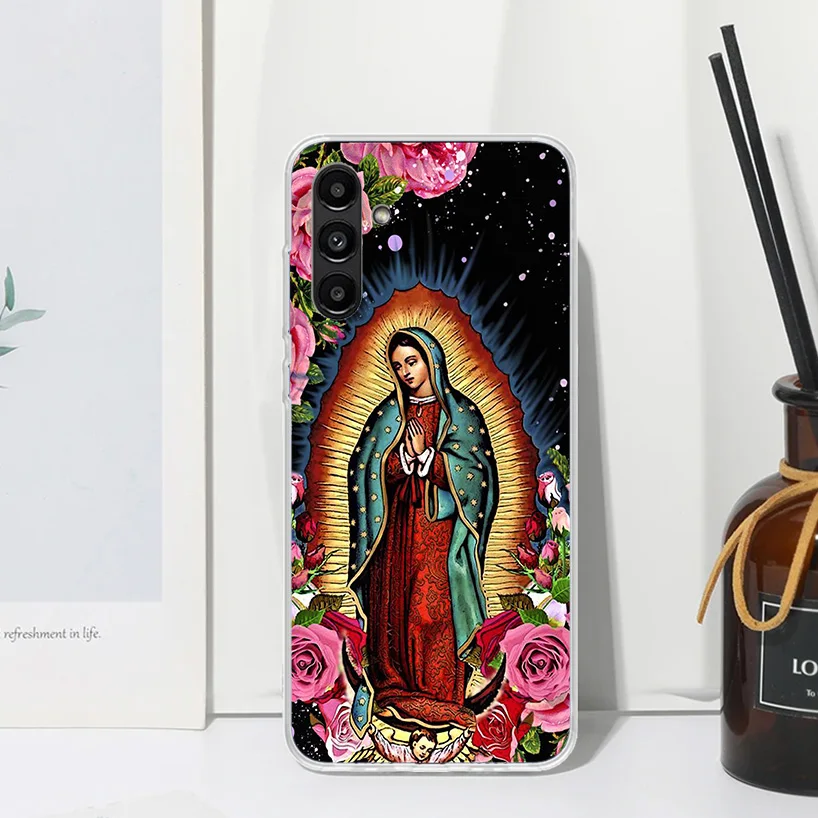 Virgin De Guadalupe Virgen Mary Phone Case For Samsung Galaxy A15 A25 A35 A55 A14 A24 A34 A54 A13 A23 A33 A53 A12 A22 A32 A52 A0