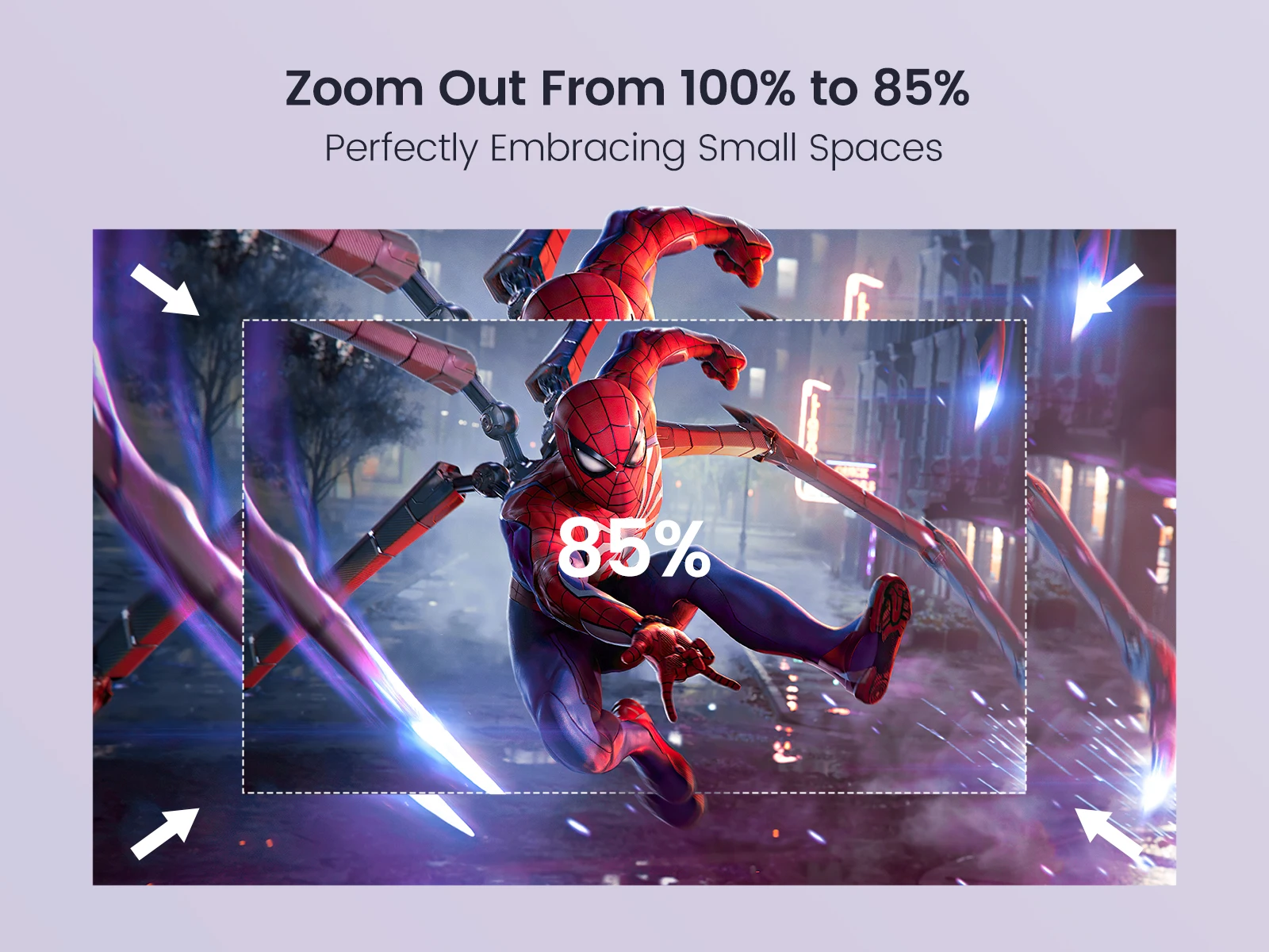 Proyektor Mini Wimius L1 1080P Mendukung 300 ANSI Android 11 Proyektor Bluetooth Wifi Proyektor Rumah Keystone Otomatis Portabel