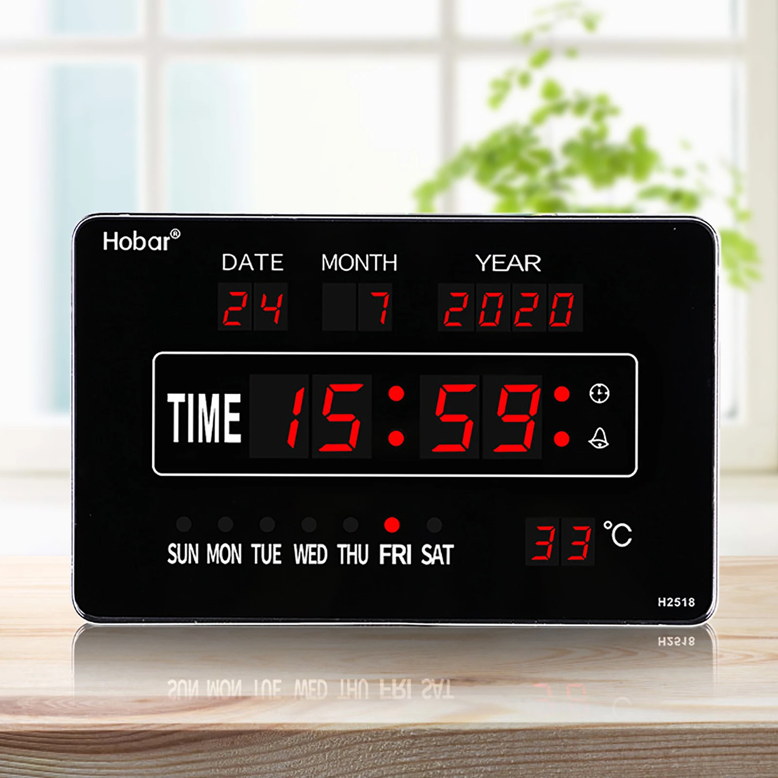 Perpetual calendar electronic desk calendar clock Wall-mounted desktop perpetual calendar electronic clock