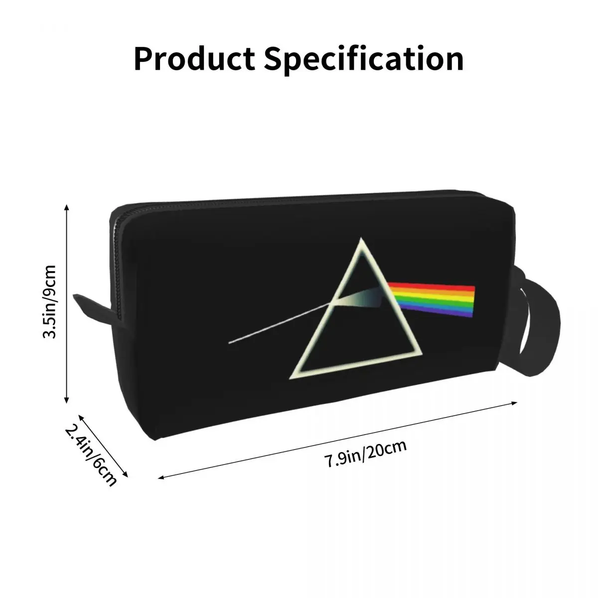 Dark Side Of The Moon Makeup Bag Cosmetic Organizer Toiletry Cosmetic Bag for Women Beauty Travel Pencil Case