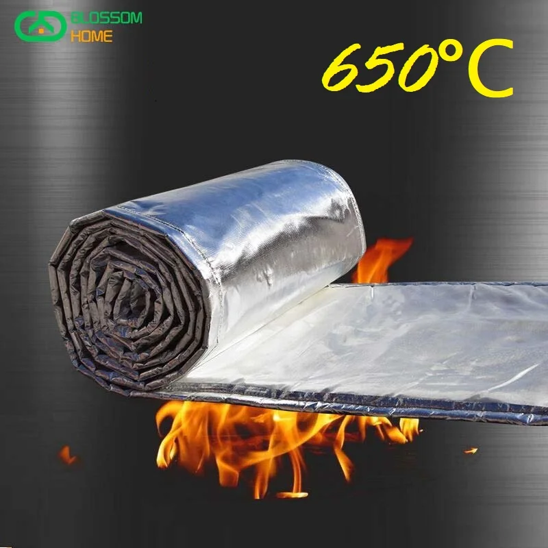 Chimney Soundproof Heating Pipe Generator Car Exhaust Aluminum Foil Gas Pipe Fireproof and Anti-scalding Protective Cover