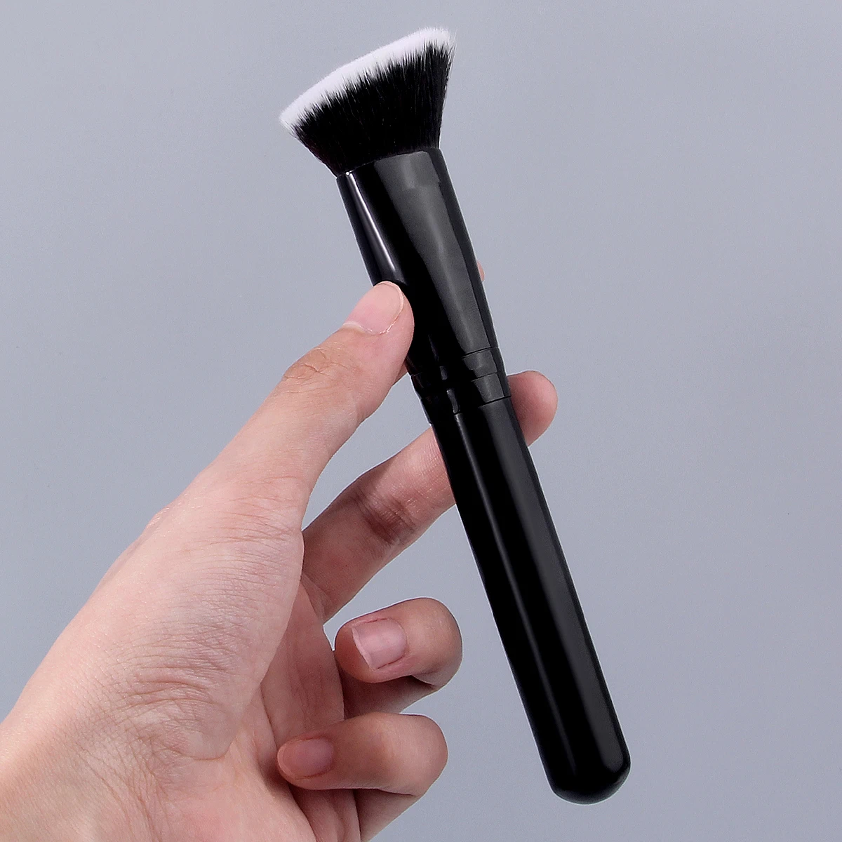 1-delige zachte, schuine blushborstel, bijpassende borstel, losse borstel, settingborstel, verfrissende handmake-upborstel, schoonheidstools