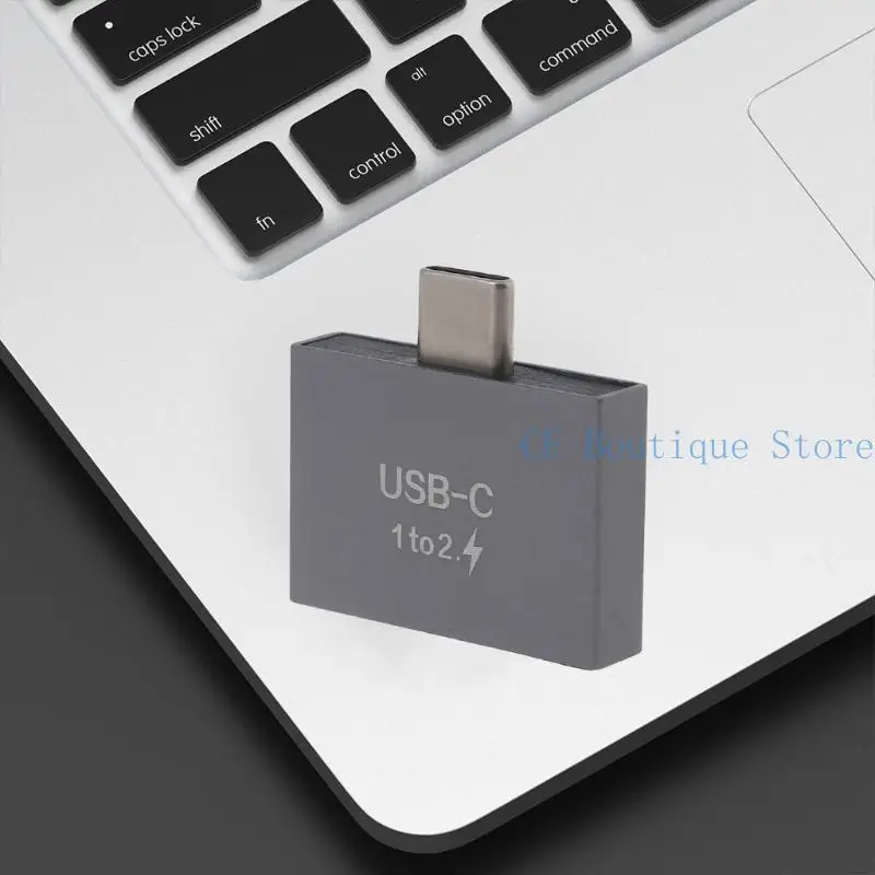 652F USB C nam đến Dual USB C chia bộ phụ nữ cho USB C PD Bộ sạc PowerBank Laptop