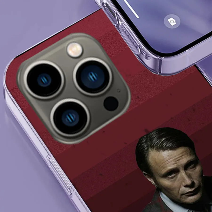 Killer Movie Hannibal Phone Case For Apple Iphone 16E 16 17 Pro Max Air 15 Pro 14 Plus 12 13 Mini Cover Cute Fundas Sili