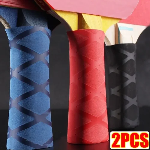 Imagen 2 del producto Cinta de mango para raquetas de tenis de mesa, empuñaduras de Ping Pong termorretráctiles, banda para el sudor, agarre cómodo, accesorios para tenis de mesa, 2/1 Uds.