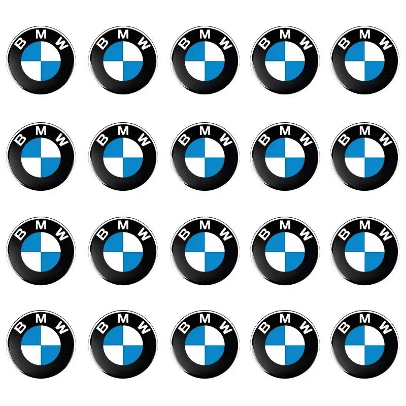 11/14mm Car Remote Key Fob Emblem Badge Radio button Sticker For BMW F10 E90 F20 E46 E60 E70 E39 E36 E87 X7 E92 E91 E28 X3 G11