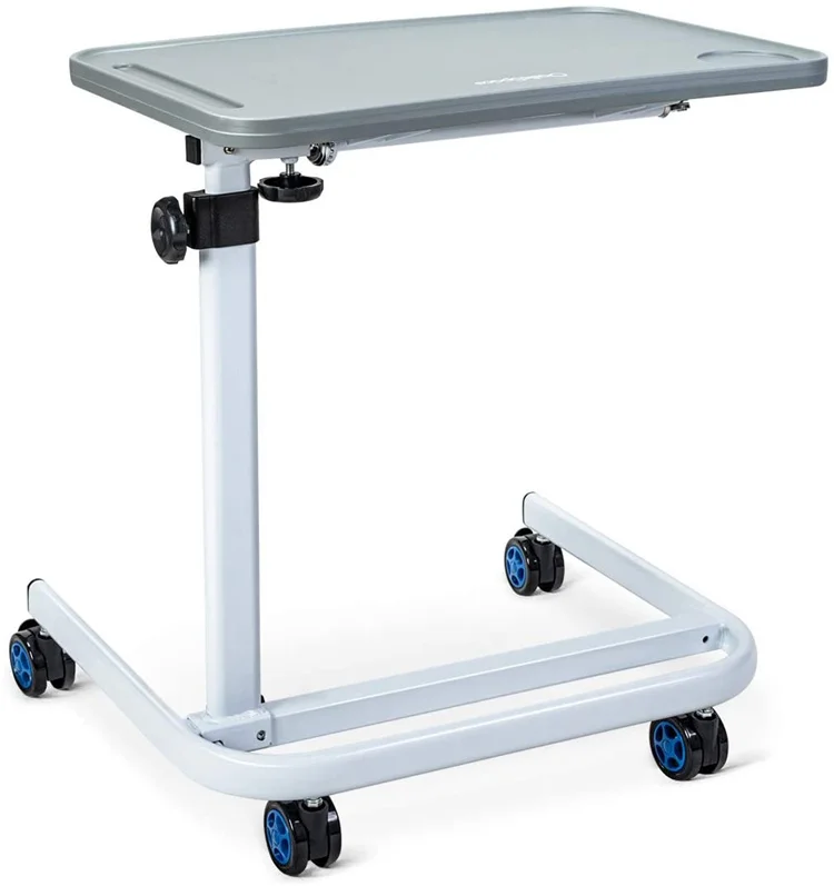 طاولة فوق السرير، طاولة سرير مستشفى قابلة للتعديل مع حامل للاستخدام المنزلي في المستشفى - طريح الفراش وكبار السن والمساعدة في المريض #1